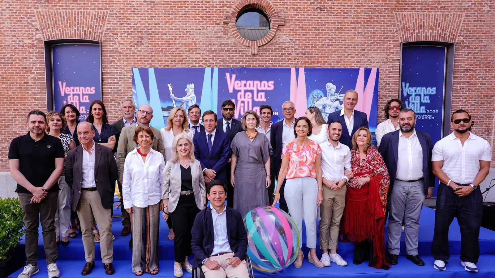 72 propuestas culturales para Veranos de la Villa 2026