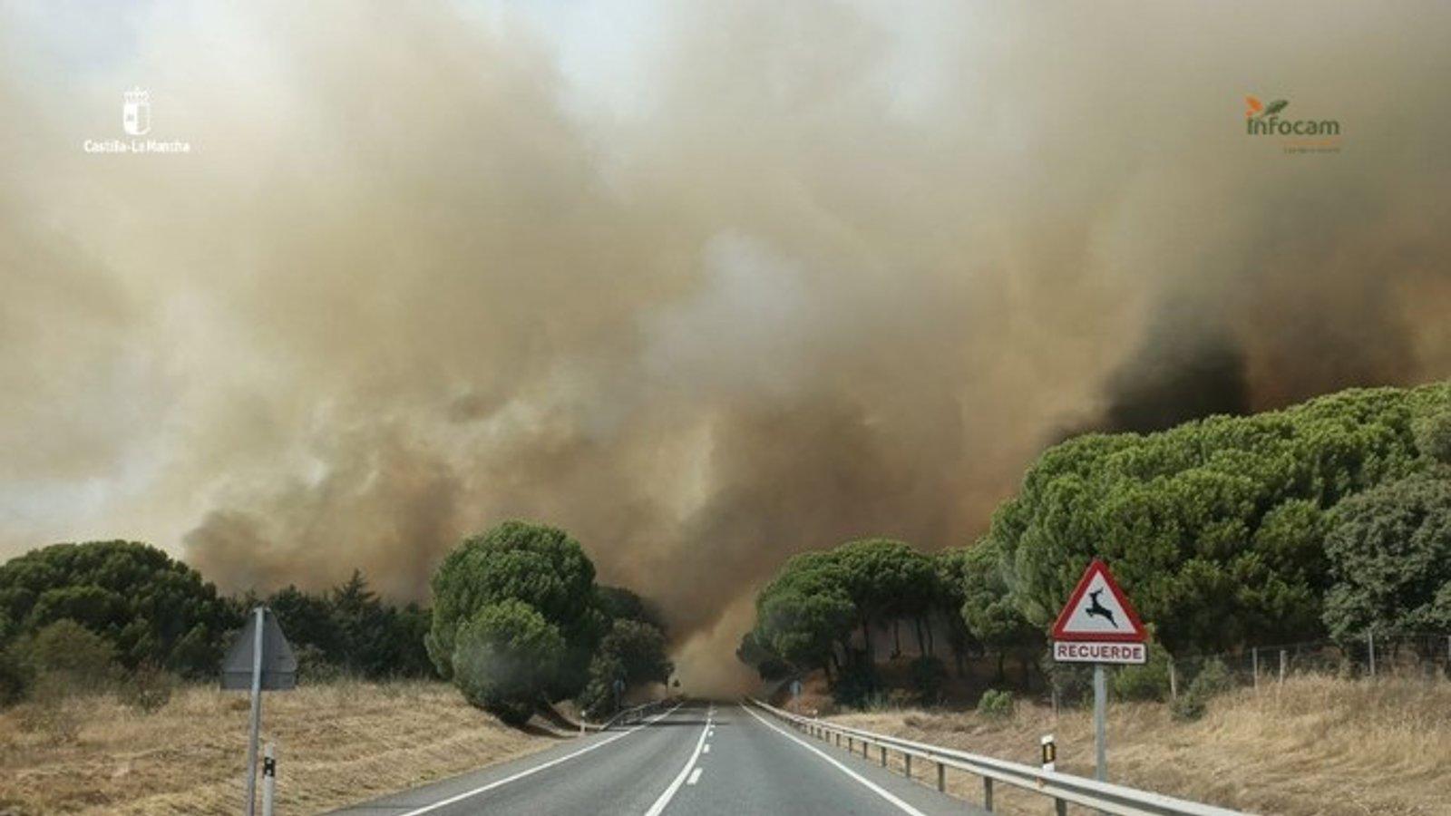 La Comunidad inicia el realojo de urbanizaciones de Aldea del Fresno por el incendio de Almorox