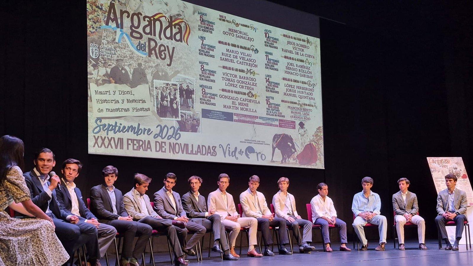 Arganda del Rey presenta su programa de festejos taurinos de 2026