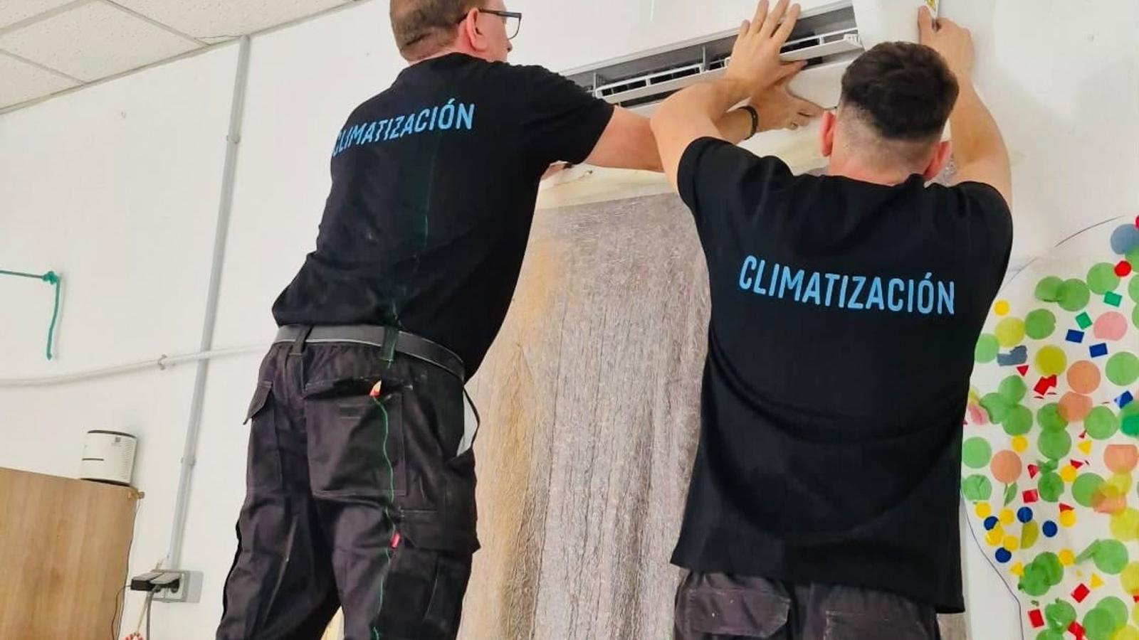 Arganda instala el aire acondicionado en la Casa de Niños de La Poveda