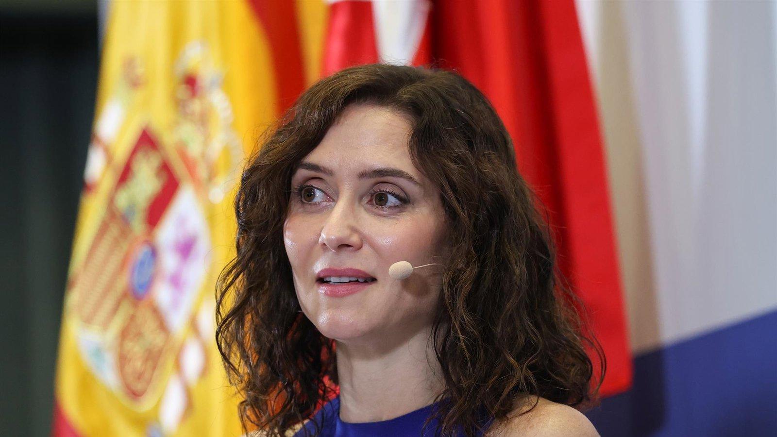 Ayuso subraya que Madrid aporta el 42% del gasto presupuestario