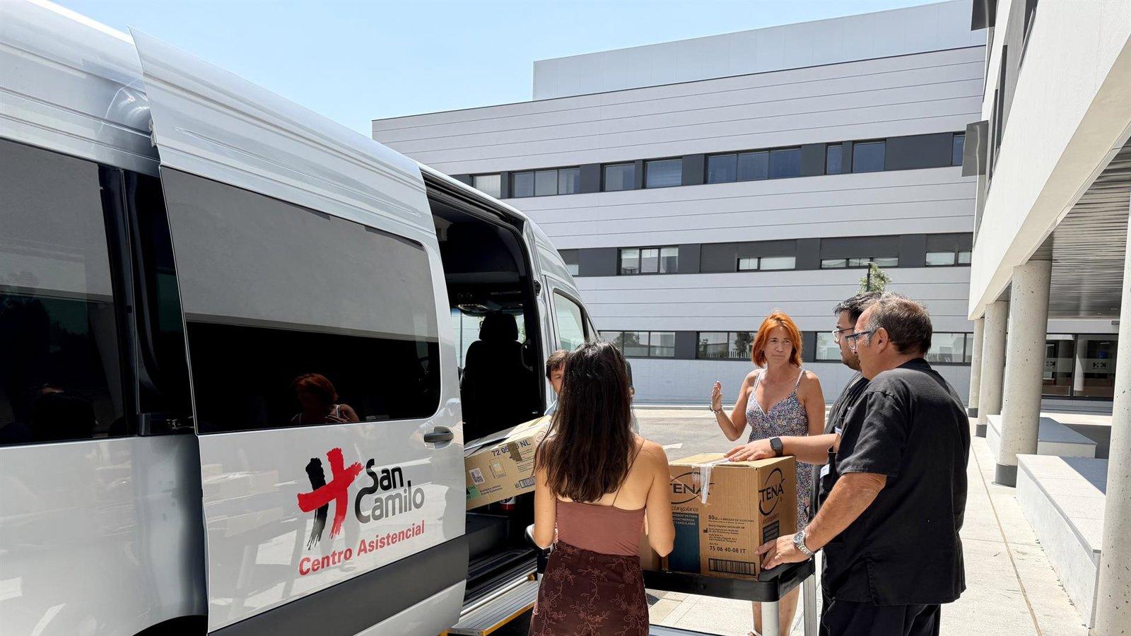 Tres Cantos dona ropa a 46 mayores evacuados acogidos en Valdeluz