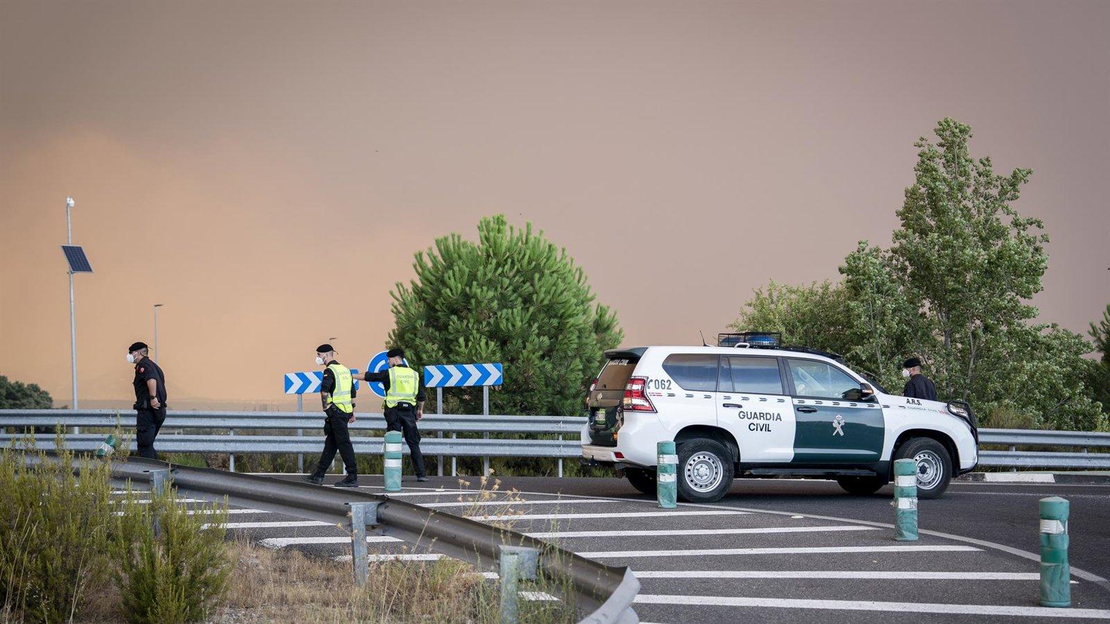 La Comunidad inicia la reapertura progresiva de las carreteras dañadas por el incendio, empezando por la M-507