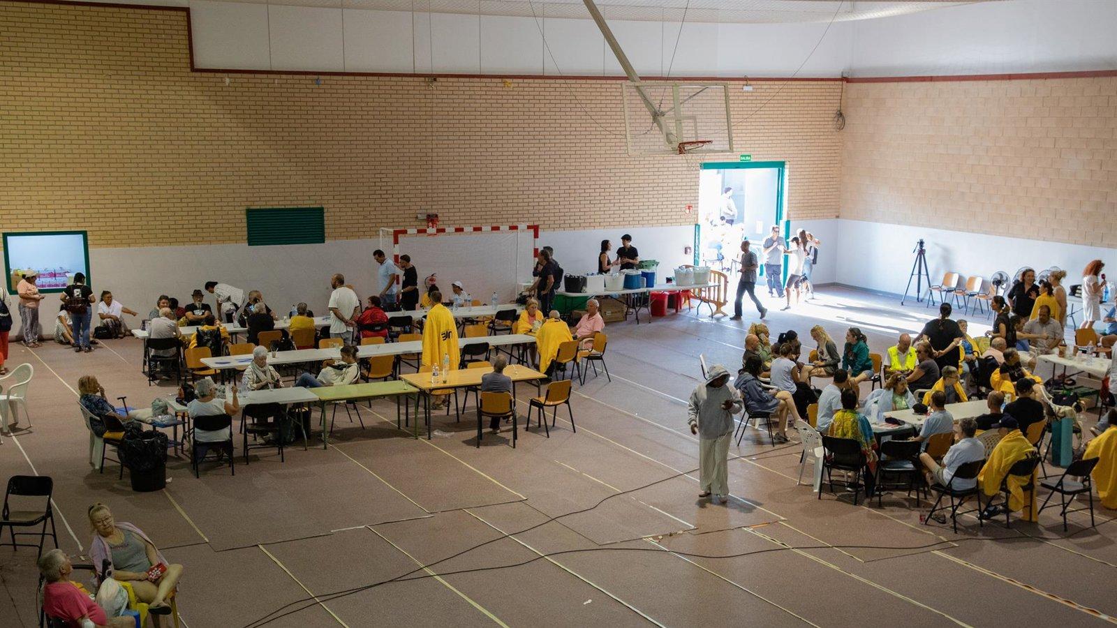 Madrid despliega Oficinas Móviles en centros de acogida de los evacuados