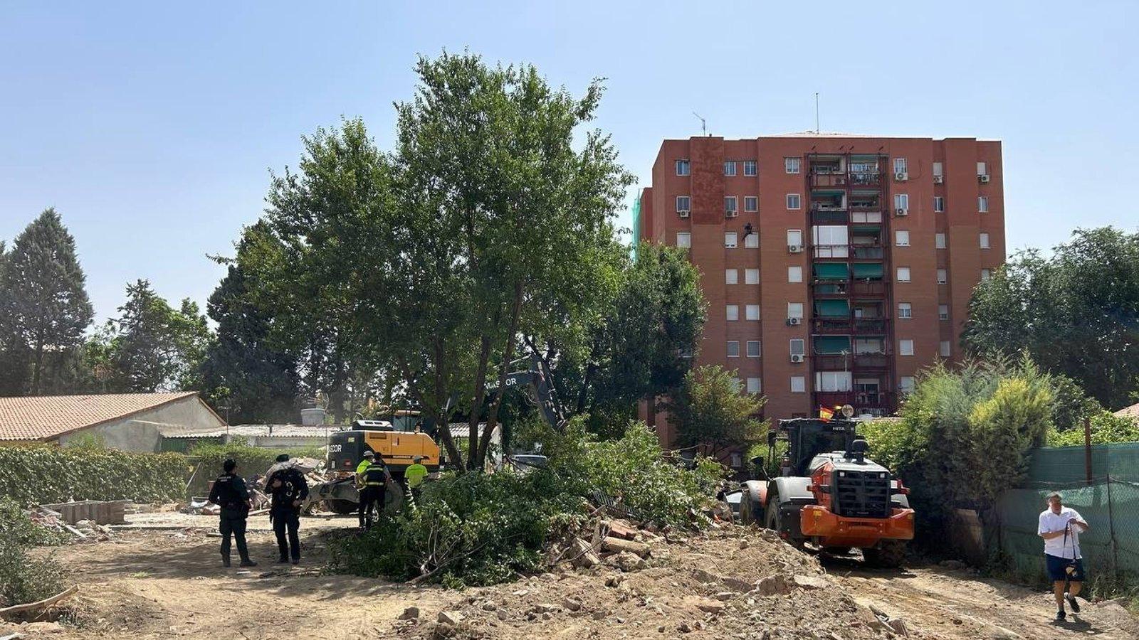 Rivas desmantela una parcela en la Cañada Real y la destina provisionalmente a un aparcamiento disuasorio