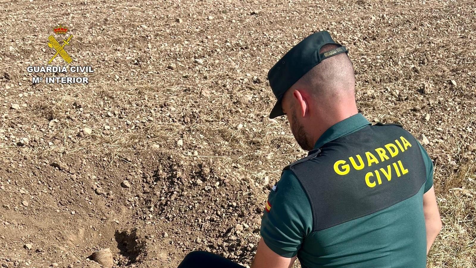 Hallan un proyectil de artillería de la Guerra Civil en San Martín de Valdeiglesias