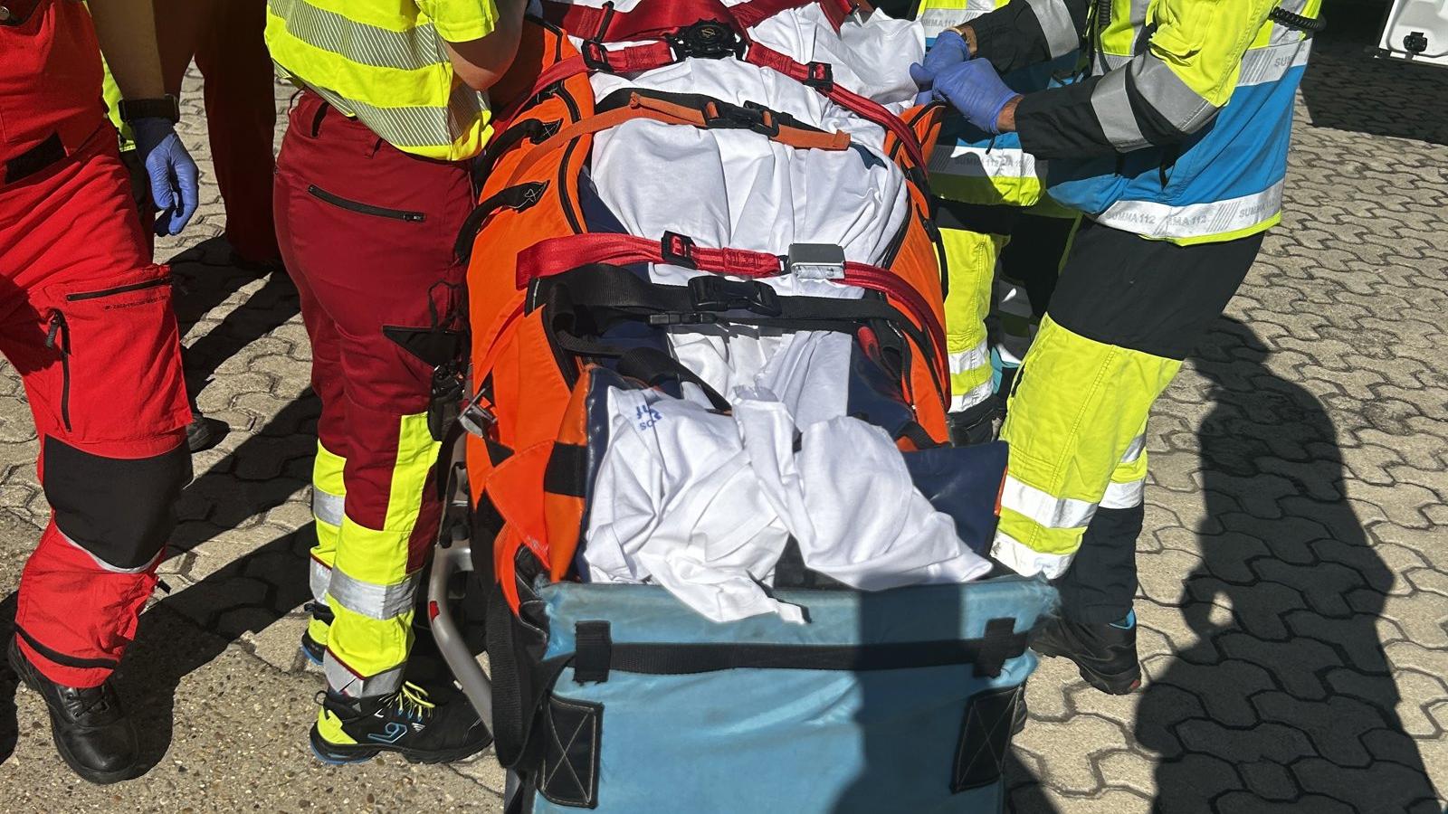 Un hombre sufre quemaduras químicas graves en Becerril de la Sierra