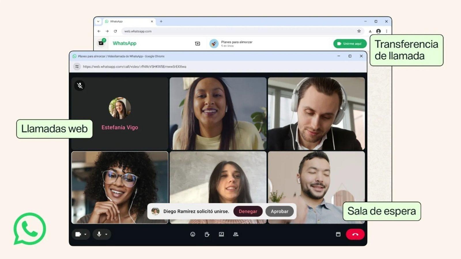 WhatsApp añade llamadas de voz y vídeo en su versión web