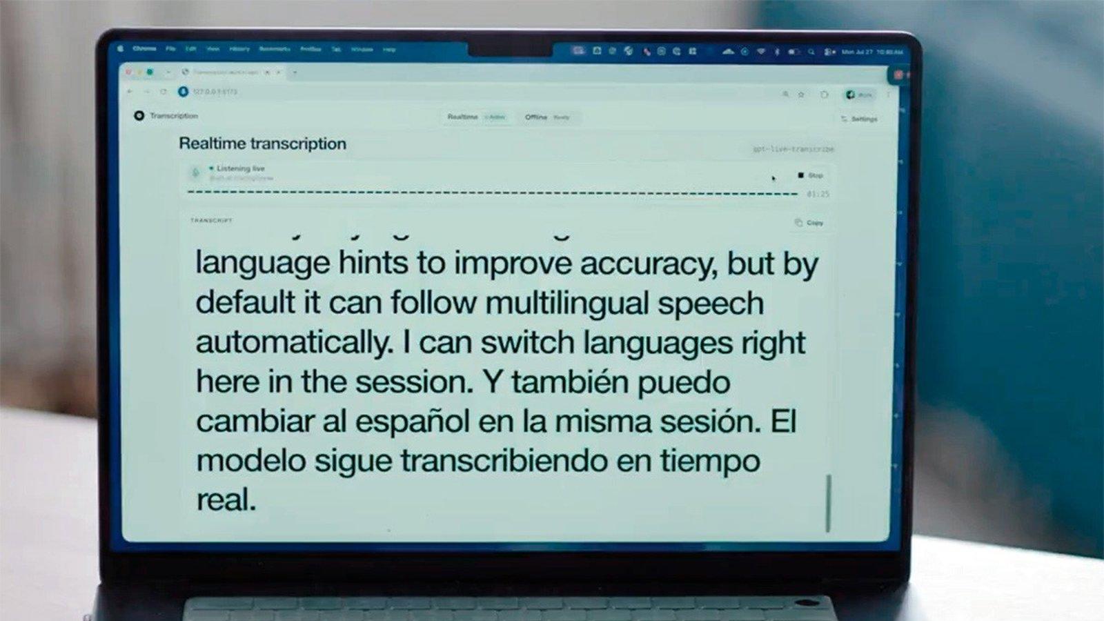 OpenAI lanza dos modelos de IA para transcribir conversaciones