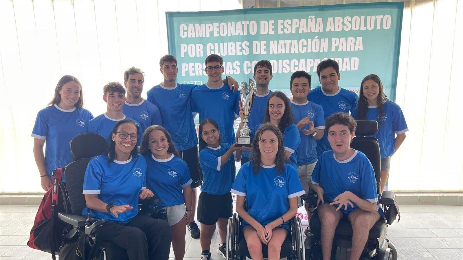 El Club Natación Pozuelo logra su cuarto título nacional consecutivo en natación adaptada