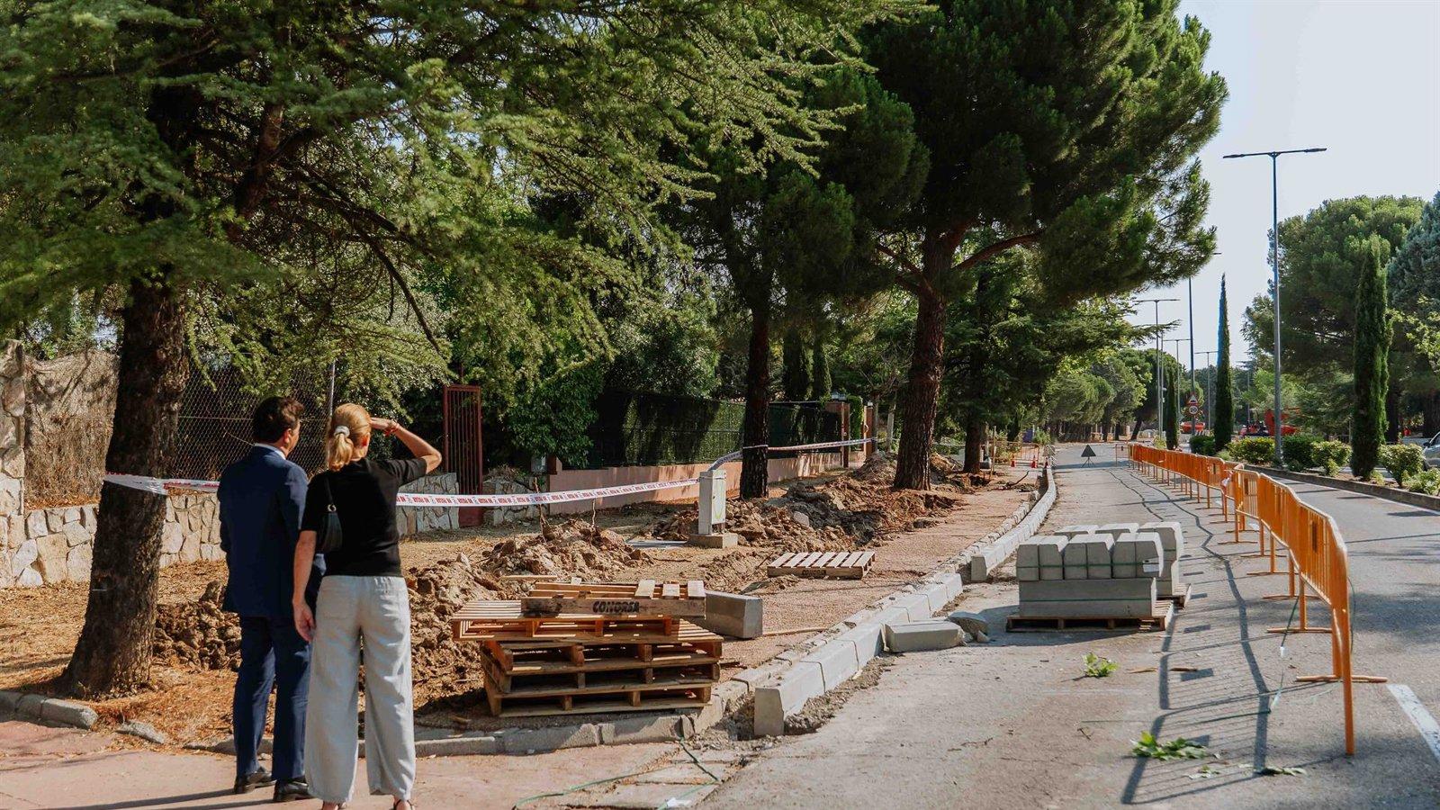 Las Rozas mejora la accesibilidad en la Avenida de Atenas