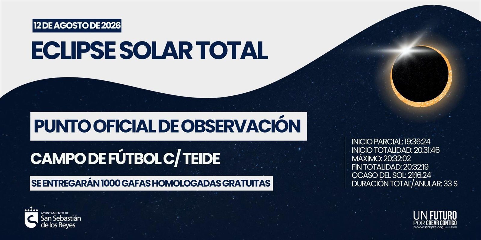 Sanse habilita un punto para ver el eclipse solar