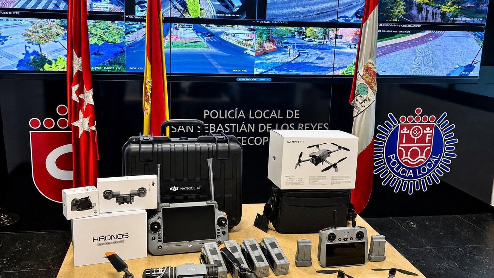 San Sebastián de los Reyes incorpora dos drones a la Policía Local