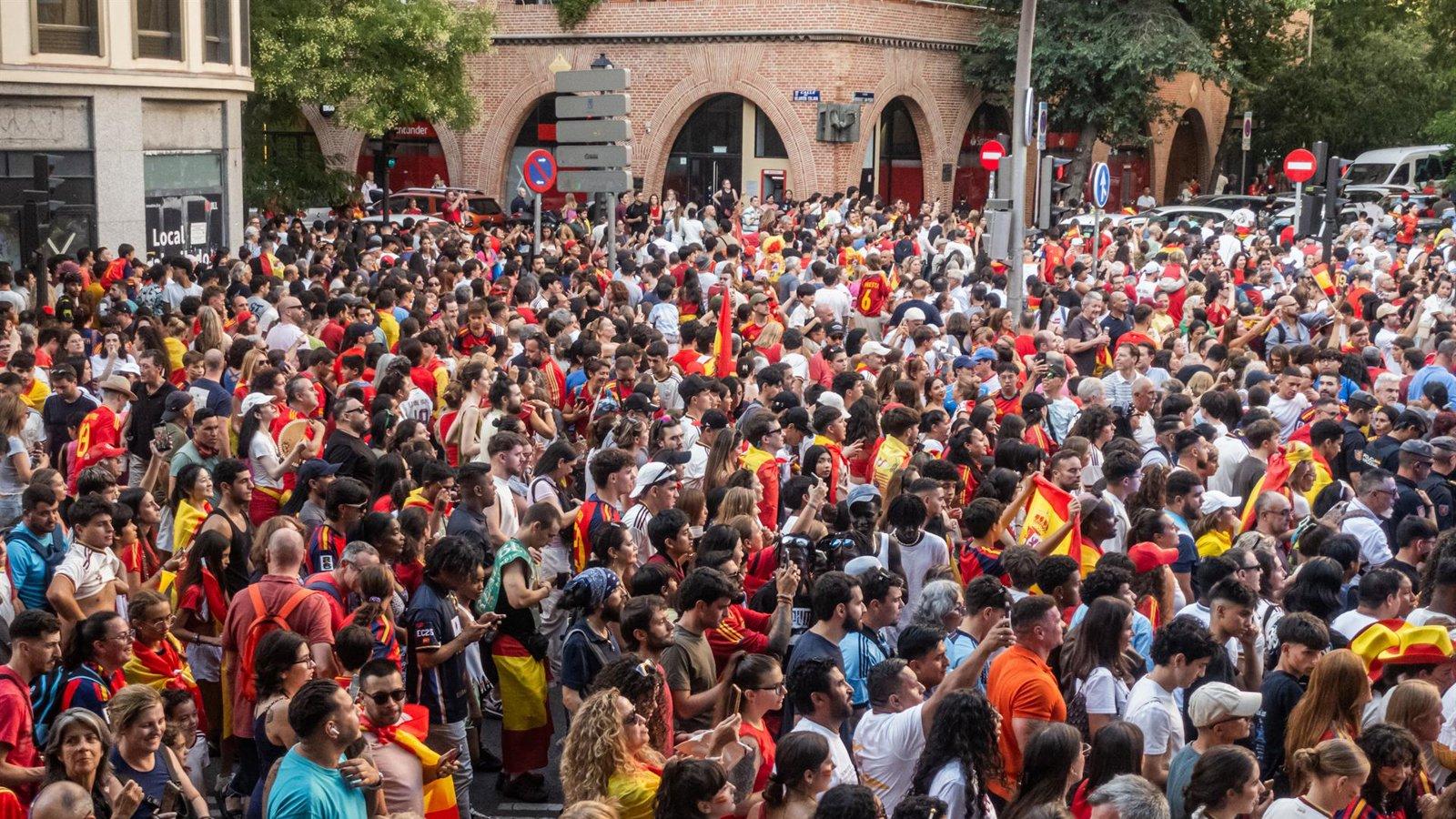 Madrid registra solo siete traslados durante la celebración del Mundial