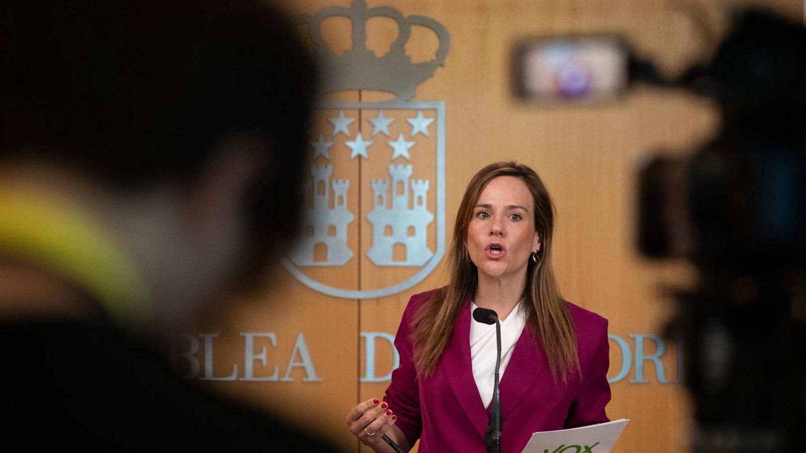 Vox Madrid pide la dimisión de Sánchez tras la citación de Mercedes González