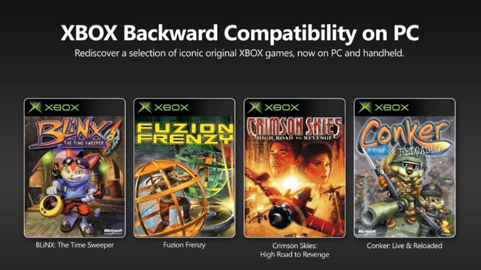 Xbox habilita cuatro juegos clásicos en PC