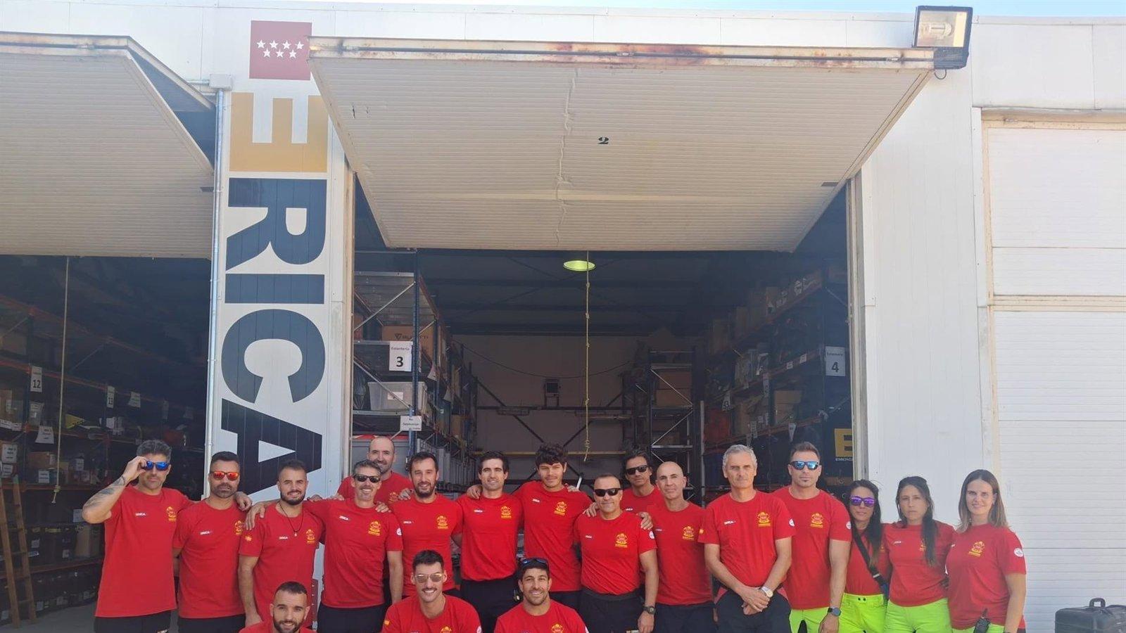 La Comunidad de Madrid desplaza a Peñas de Riglos a 40 efectivos y 15 vehículos del ERICAM La Comunidad de Madrid desplaza a Peñas de Riglos a 40 efectivos y 15 vehículos del ERICAM