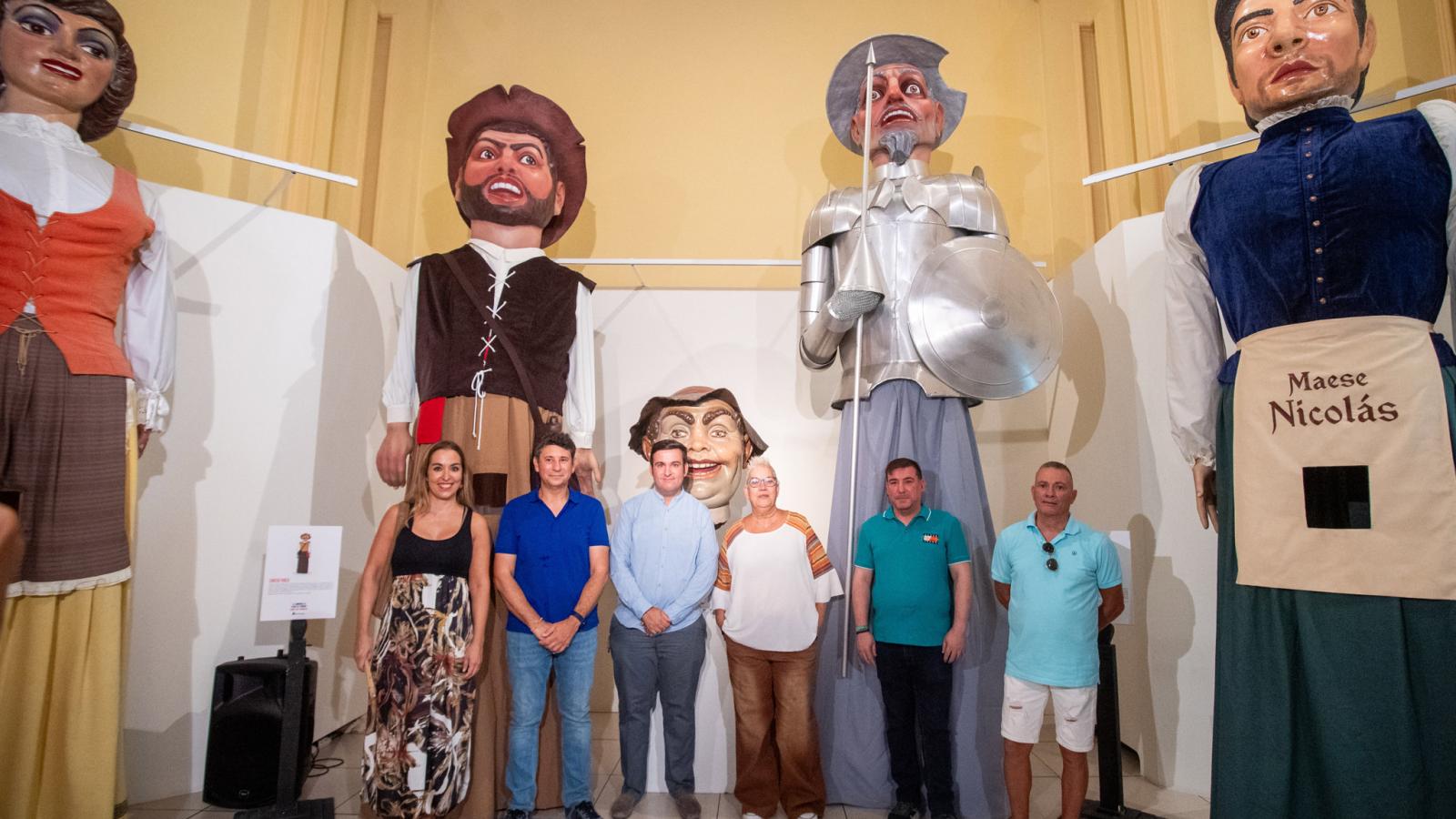 Los gigantes toman Alcalá con Don Quijote y Sancho renovados Los gigantes toman Alcalá con Don Quijote y Sancho renovados