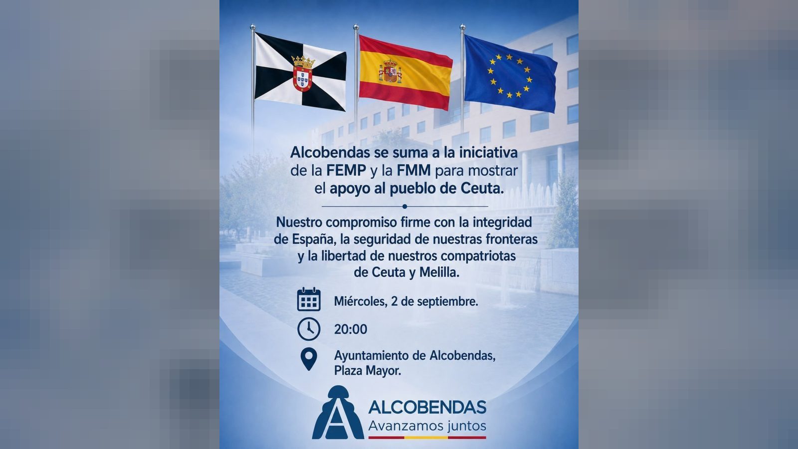 Alcobendas se suma a la concentración de apoyo a Ceuta