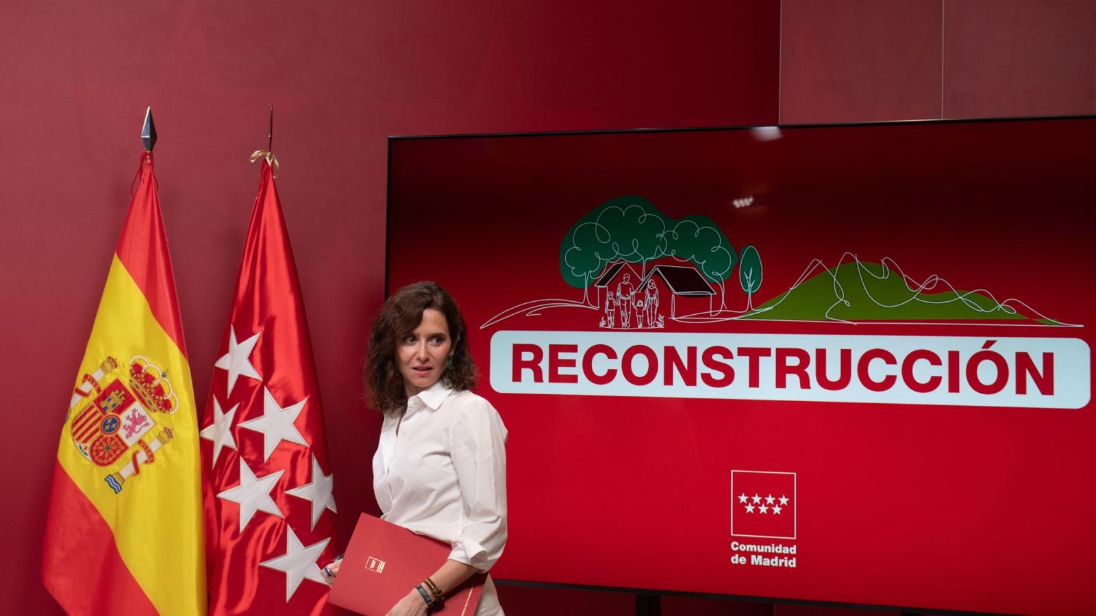 Ayuso anuncia 500.000 euros para los viñedos afectados por los incendios Ayuso anuncia 500.000 euros para los viñedos afectados por los incendios