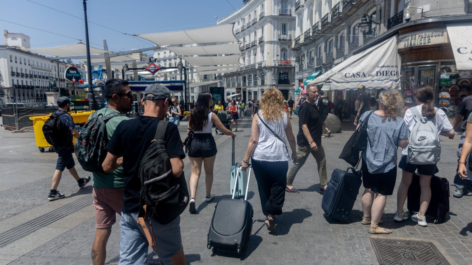 El gasto turístico crece un 11,4% pese al retroceso hotelero en Madrid