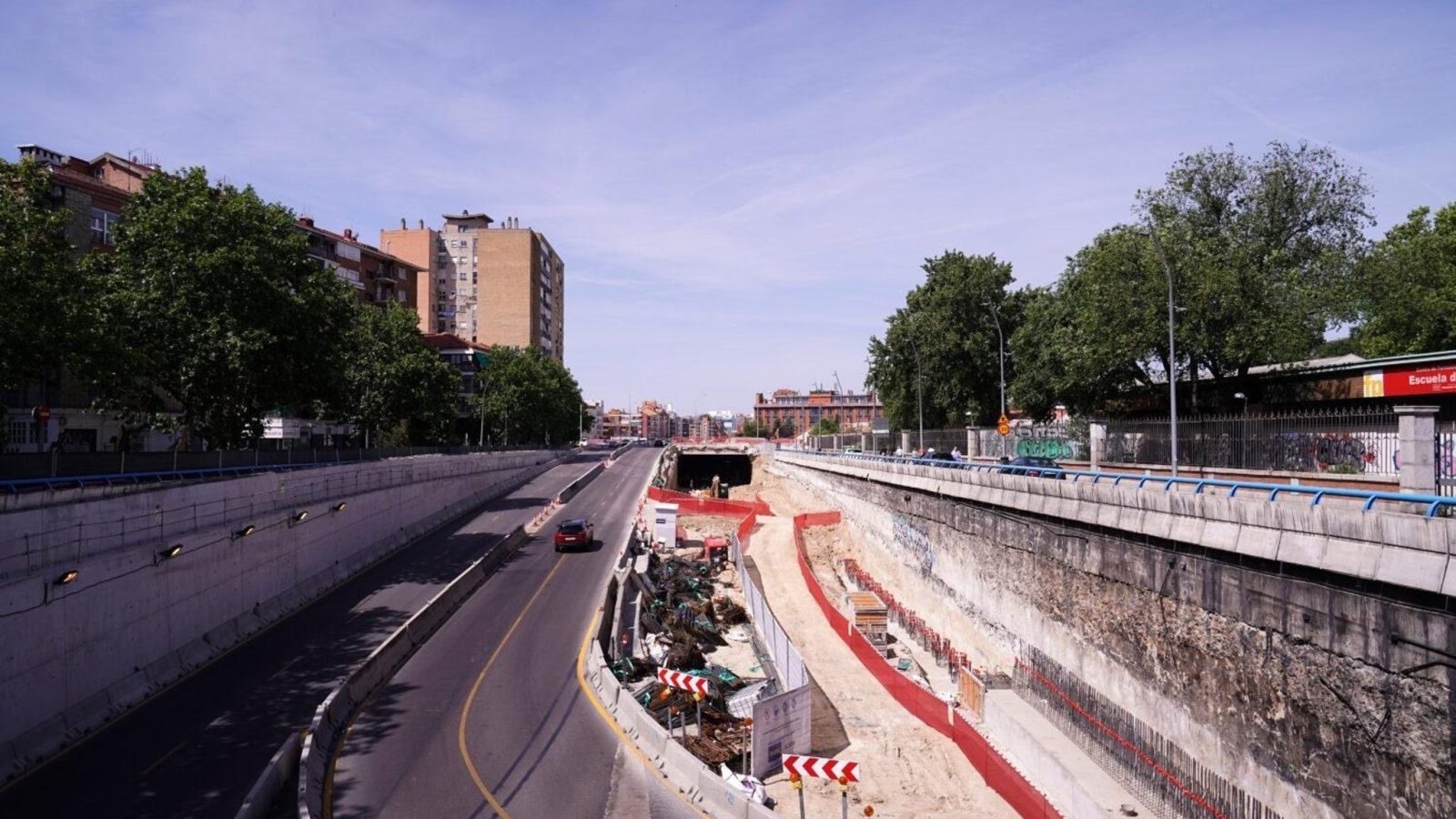 El túnel de la A-5 se prepara para conectar con la M-30