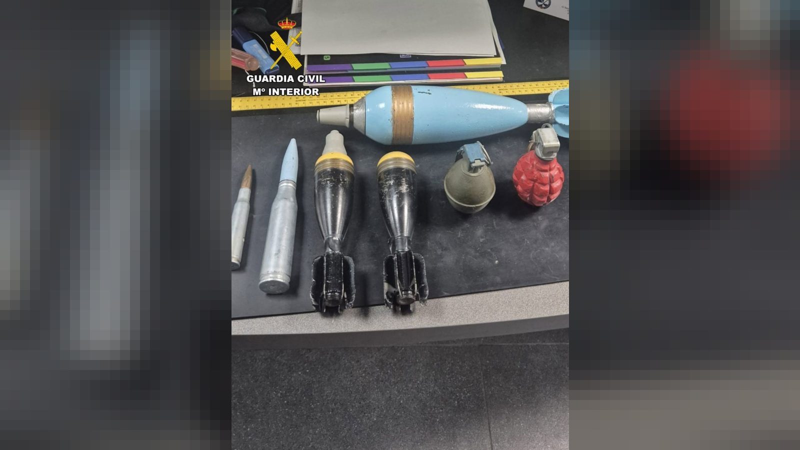 Evacúan la Intervención de Armas y Explosivos de Madrid tras la entrega accidental de varios artefactos Evacúan la Intervención de Armas y Explosivos de Madrid tras la entrega accidental de varios artefactos