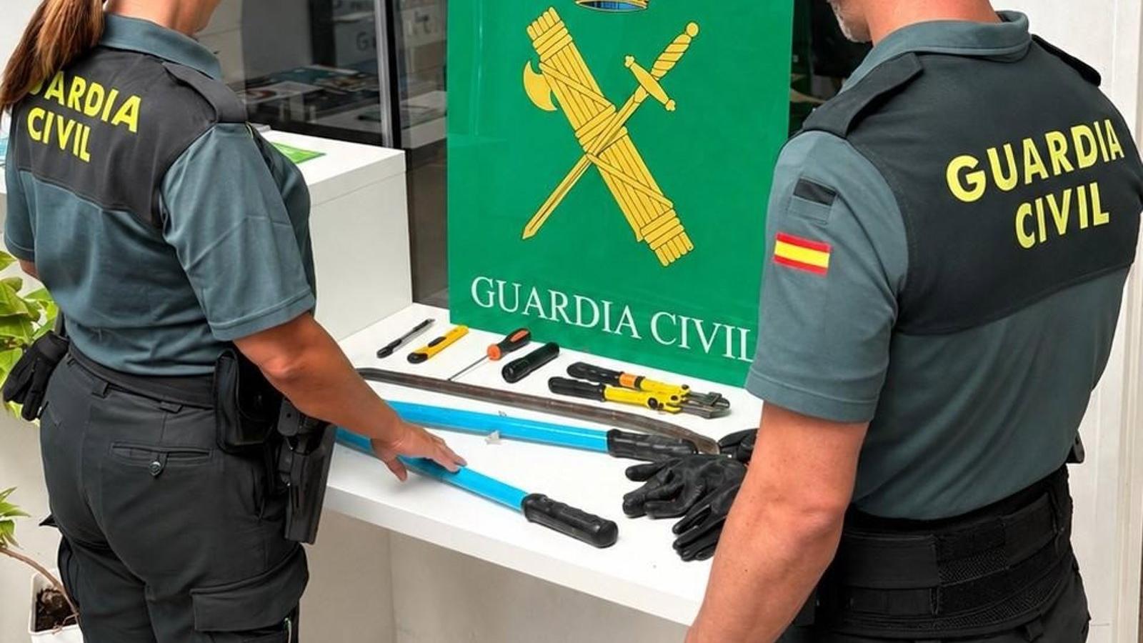 La Guardia Civil detiene a dos varones por manipular cableado del AVE en Anchuelo