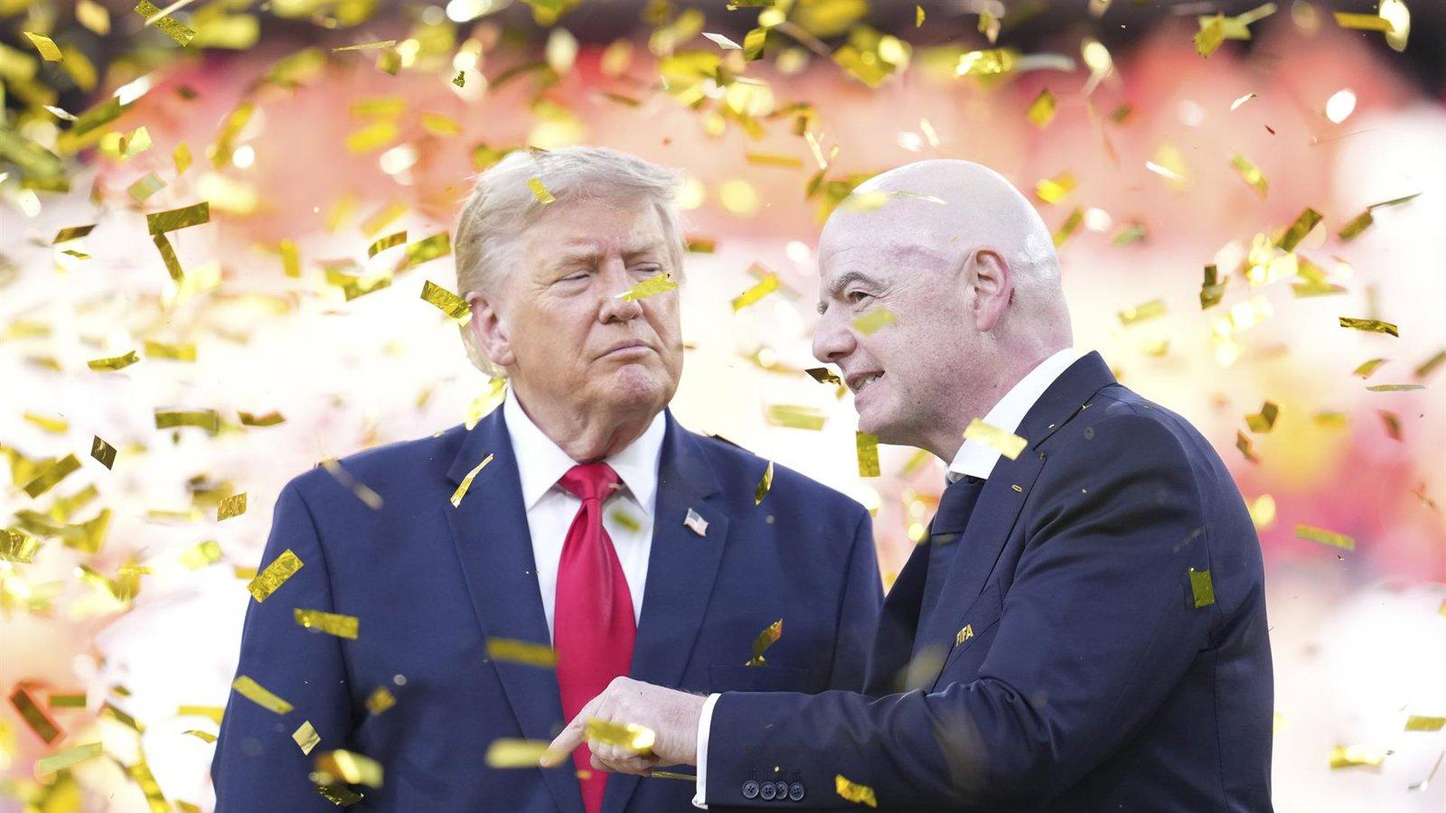 Trump defiende a Infantino frente a la crisis de la FIFA Trump defiende a Infantino frente a la crisis de la FIFA