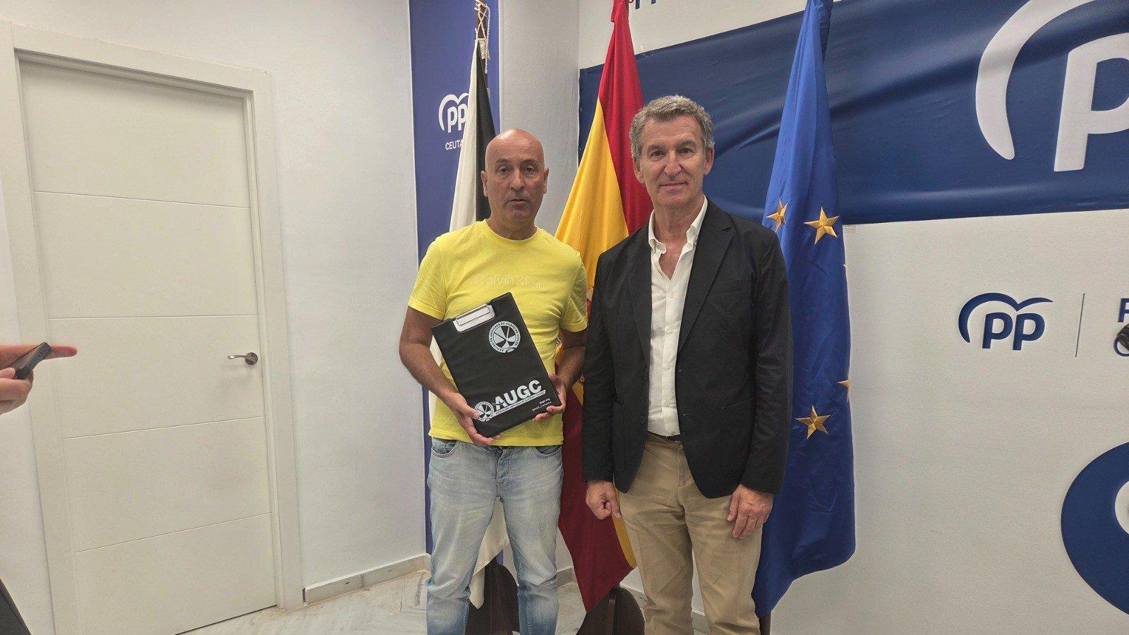 Feijóo reclama refuerzo de efectivos y medios en la frontera Feijóo reclama refuerzo de efectivos y medios en la frontera