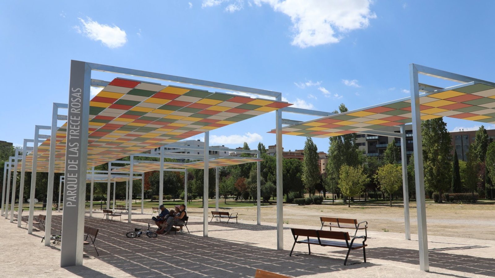 Getafe estrena la pérgola de sombra en el recinto ferial Getafe estrena la pérgola de sombra en el recinto ferial
