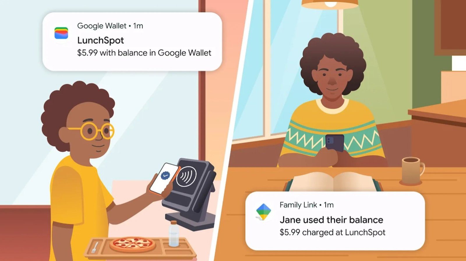 Nueva función de Google Wallet para padres e hijos Nueva función de Google Wallet para padres e hijos