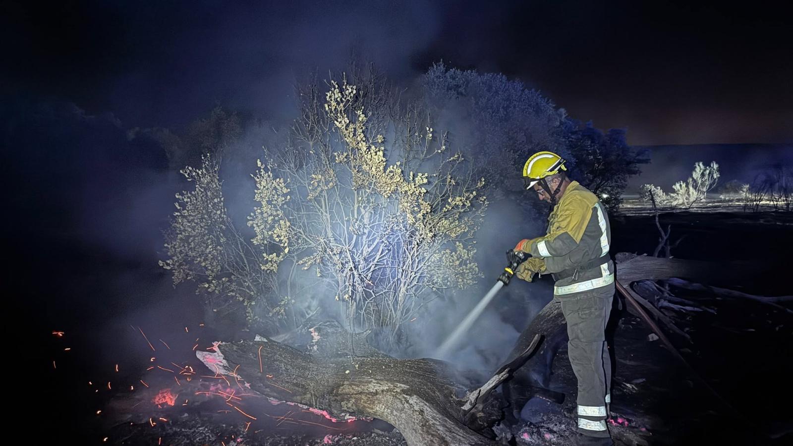 Estabilizado el incendio de Aldea del Fresno tras afectar a 330 hectáreas