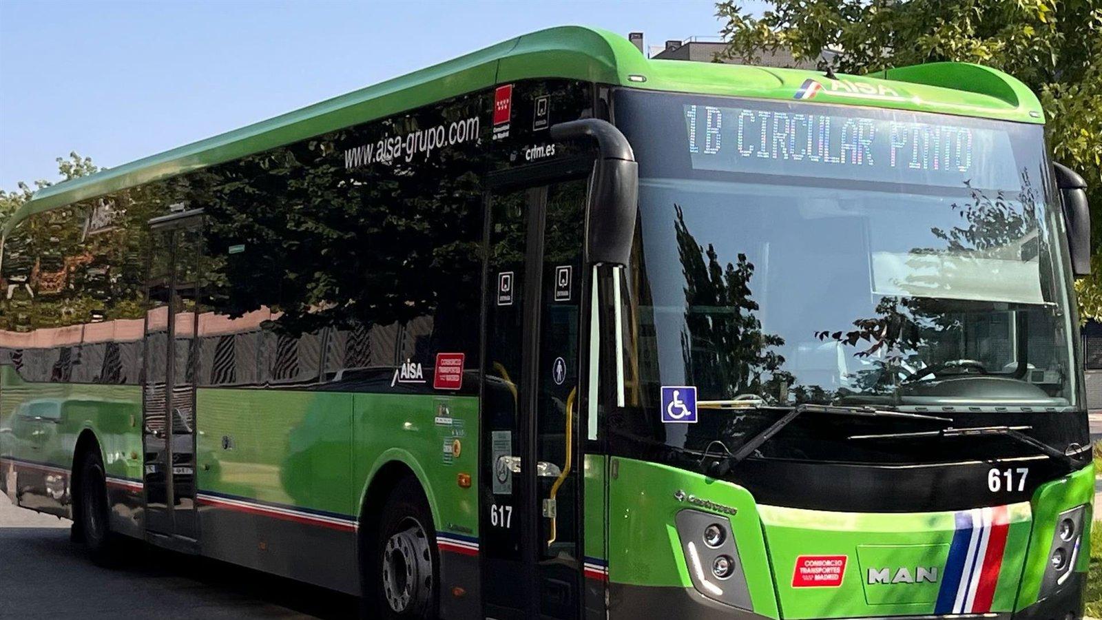Pinto amplía el horario del autobús urbano durante las fiestas patronales