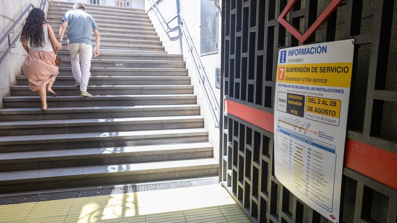 Reabre el tramo de la Línea 7 entre Gregorio Marañón y Pitis Reabre el tramo de la Línea 7 entre Gregorio Marañón y Pitis