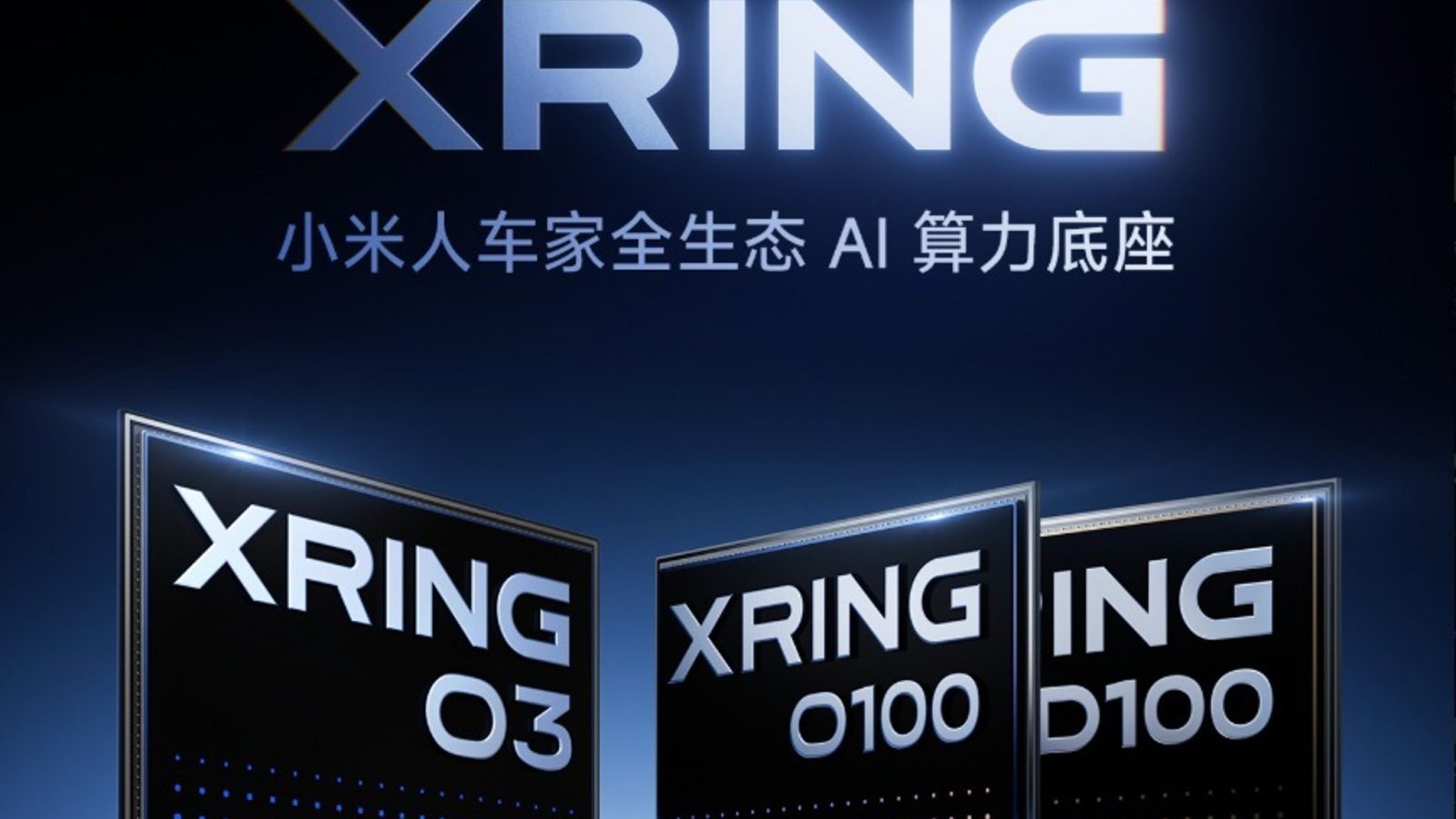 Xiaomi presenta tres nuevos procesadores XRING con IA