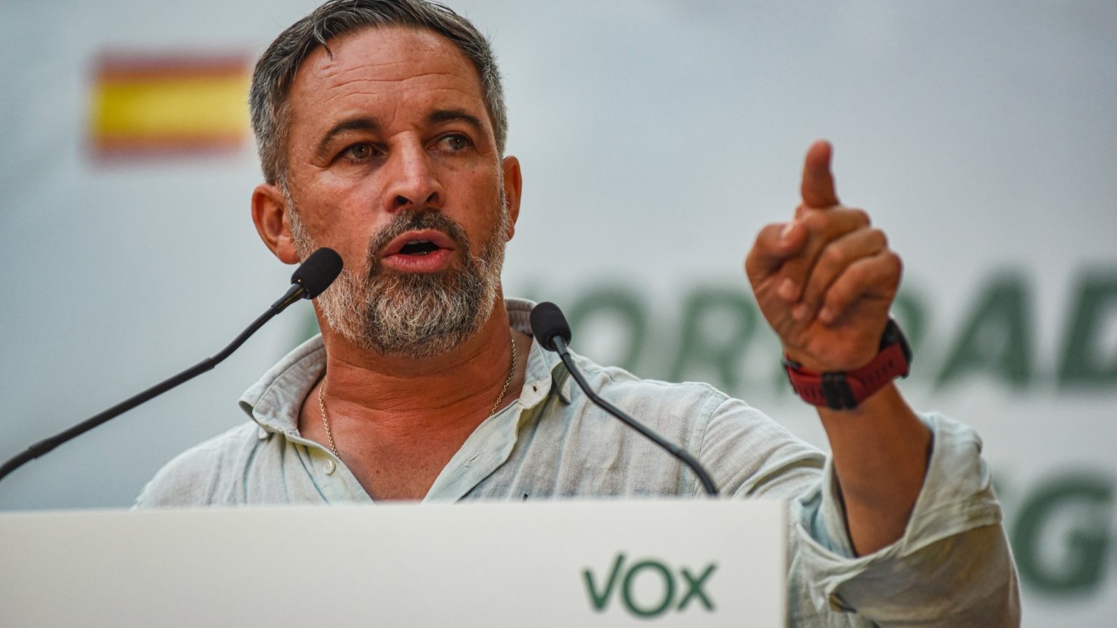 Abascal acusa a los acampados en Sol de ser "milicias de Sánchez" Abascal acusa a los acampados en Sol de ser "milicias de Sánchez"