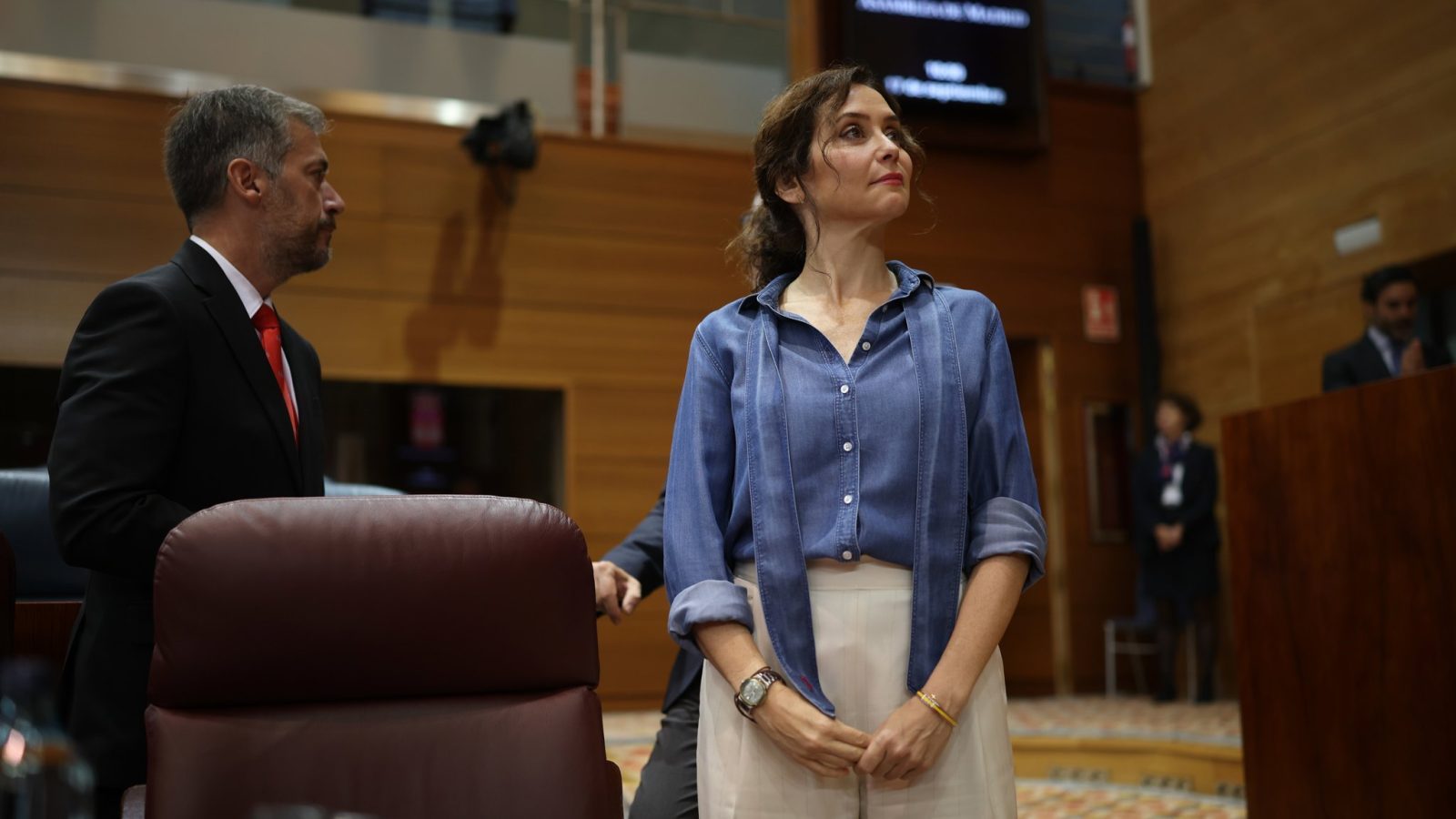 La presidenta defiende las listas de espera sanitarias de Madrid La presidenta defiende las listas de espera sanitarias de Madrid