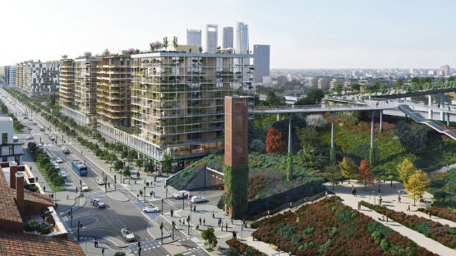 Las primeras grúas de viviendas de Madrid Nuevo Norte llegarán en 2027 Las primeras grúas de viviendas de Madrid Nuevo Norte llegarán en 2027