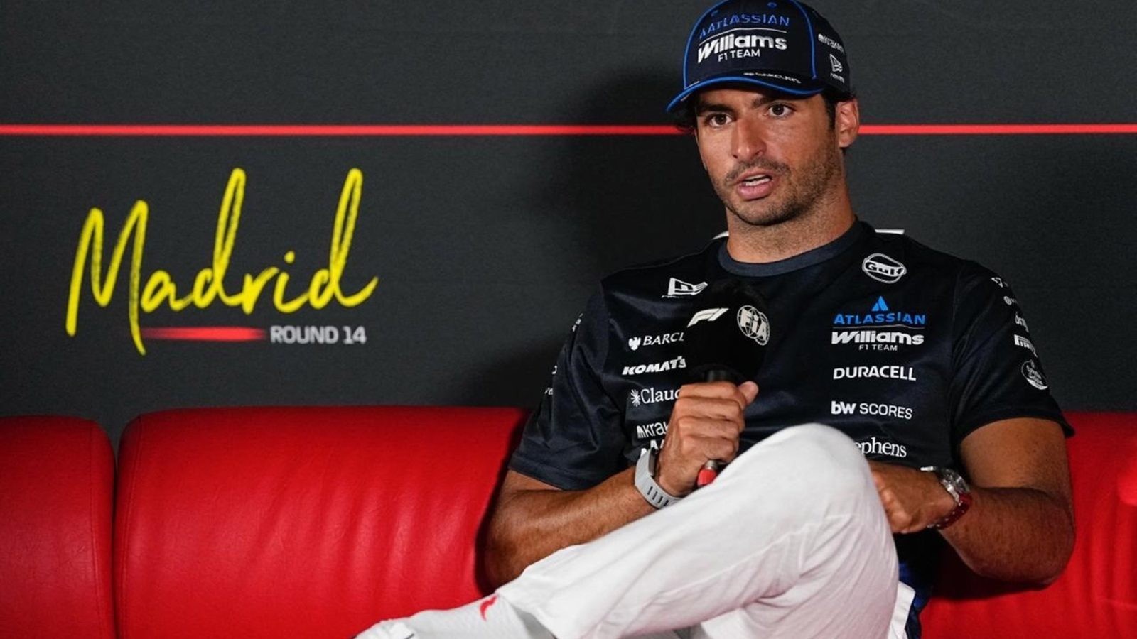 Sainz anticipa un fin de semana difícil en el GP de Madrid