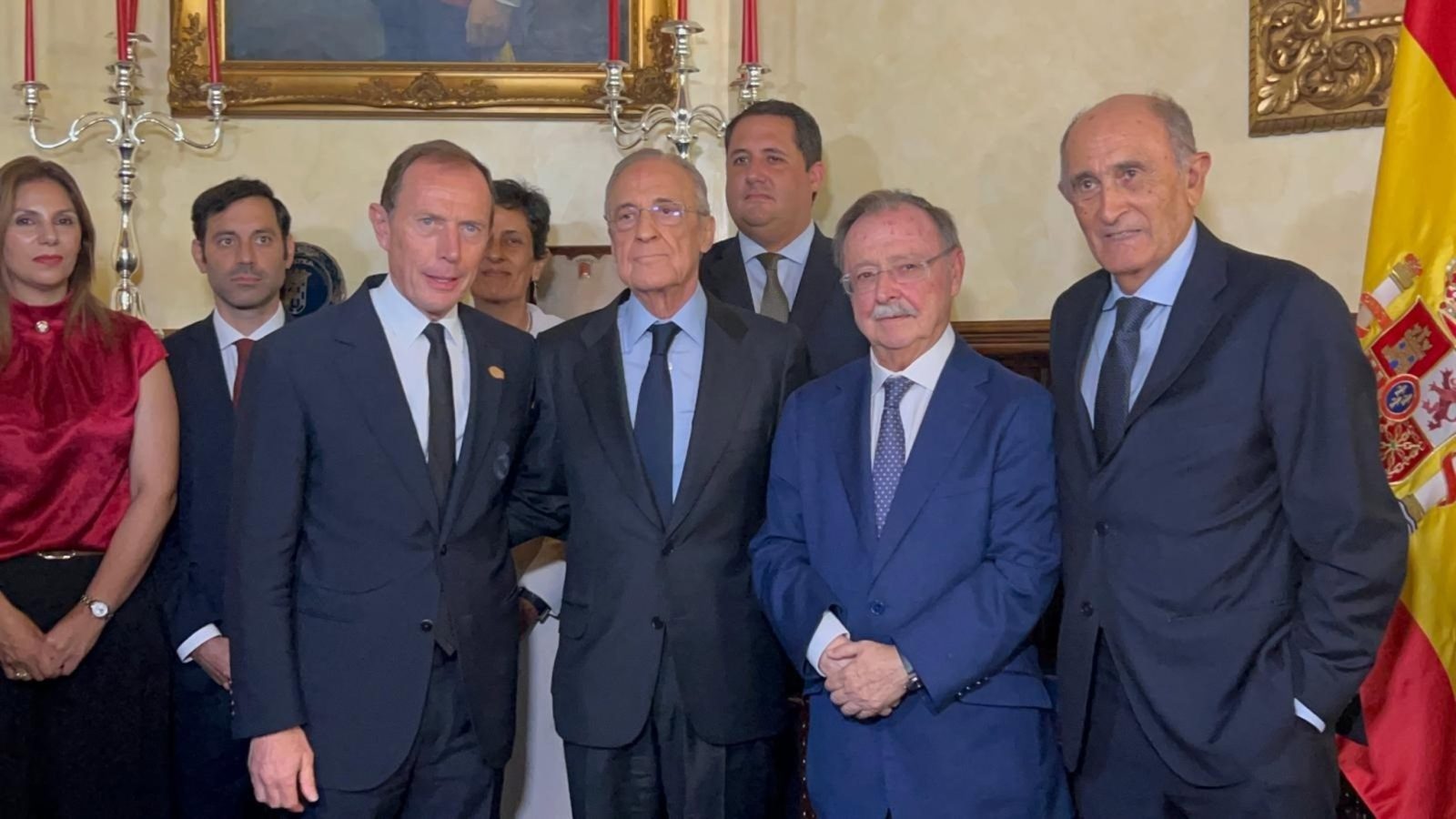 Florentino Pérez visita Ceuta en apoyo institucional