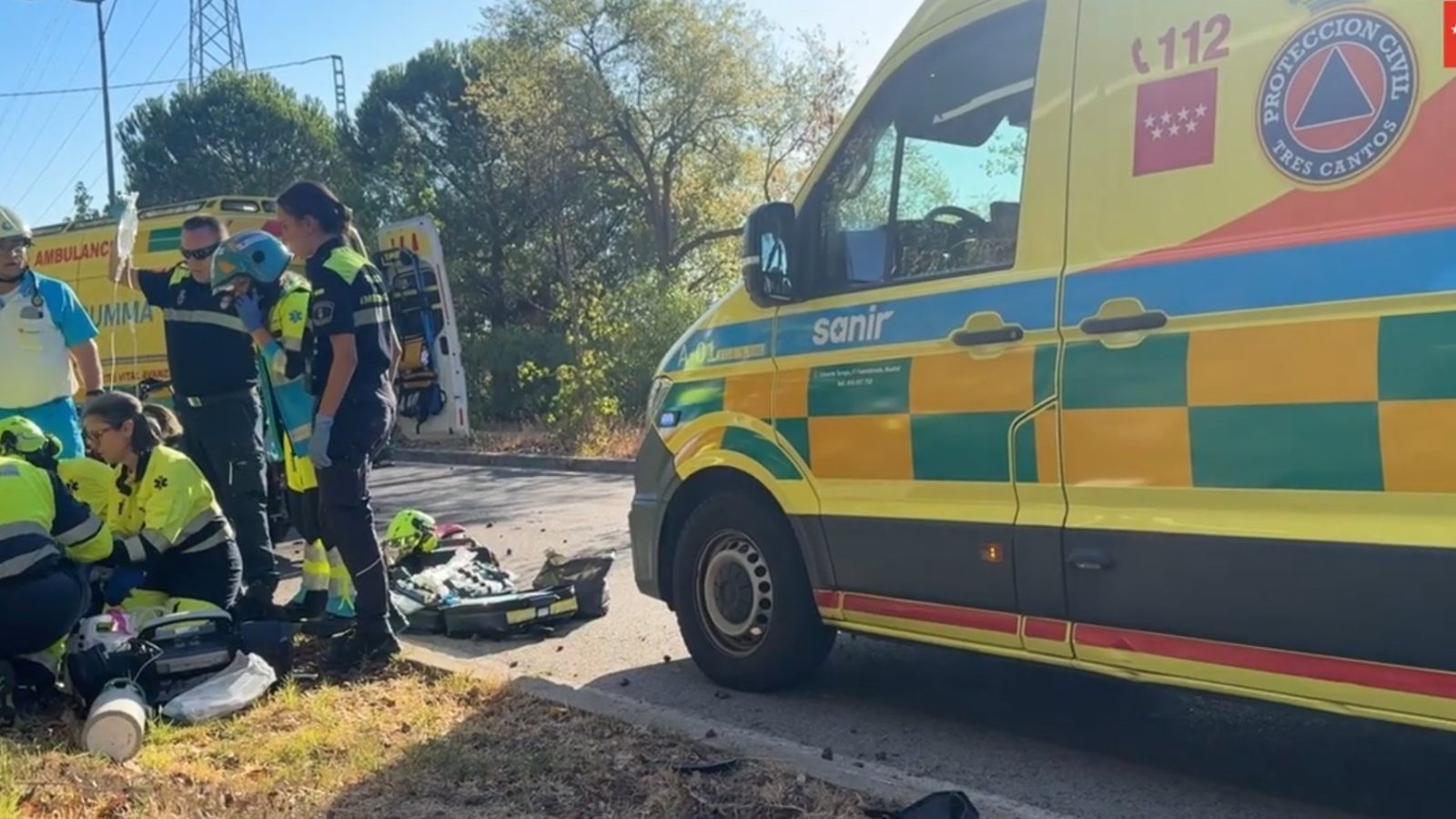 Herido muy grave un motorista de 21 años tras salirse de la M-607 en una curva en Tres Cantos Herido muy grave un motorista de 21 años tras salirse de la M-607 en una curva en Tres Cantos