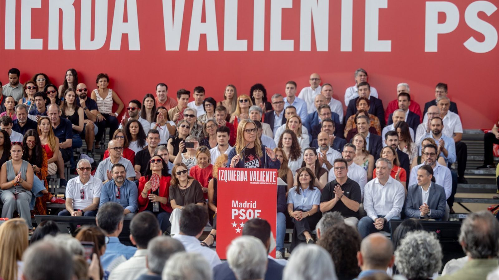Sara Hernández pide acabar con "la etapa más negra" de Madrid Sara Hernández pide acabar con "la etapa más negra" de Madrid