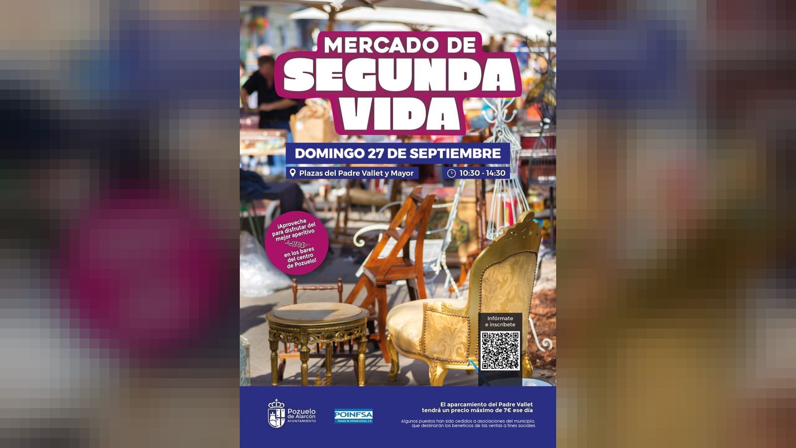 Pozuelo abre las inscripciones para el Mercado de Segunda Vida del 27 de septiembre Pozuelo abre las inscripciones para el Mercado de Segunda Vida del 27 de septiembre