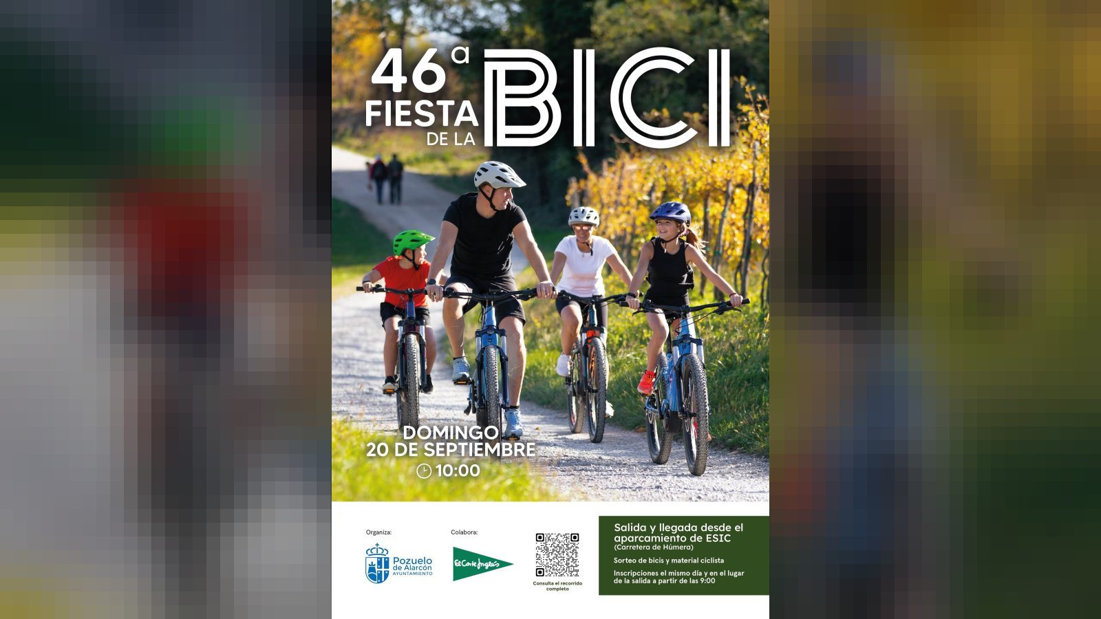 Pozuelo de Alarcón celebra este domingo la Fiesta de la Bici dentro de la Semana Europea de la Movilidad Pozuelo de Alarcón celebra este domingo la Fiesta de la Bici dentro de la Semana Europea de la Movilidad