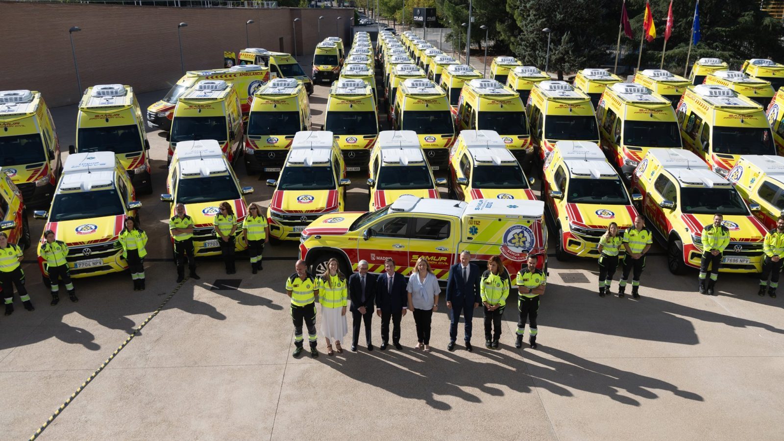 Samur renueva dos tercios de su flota de ambulancias Samur renueva dos tercios de su flota de ambulancias