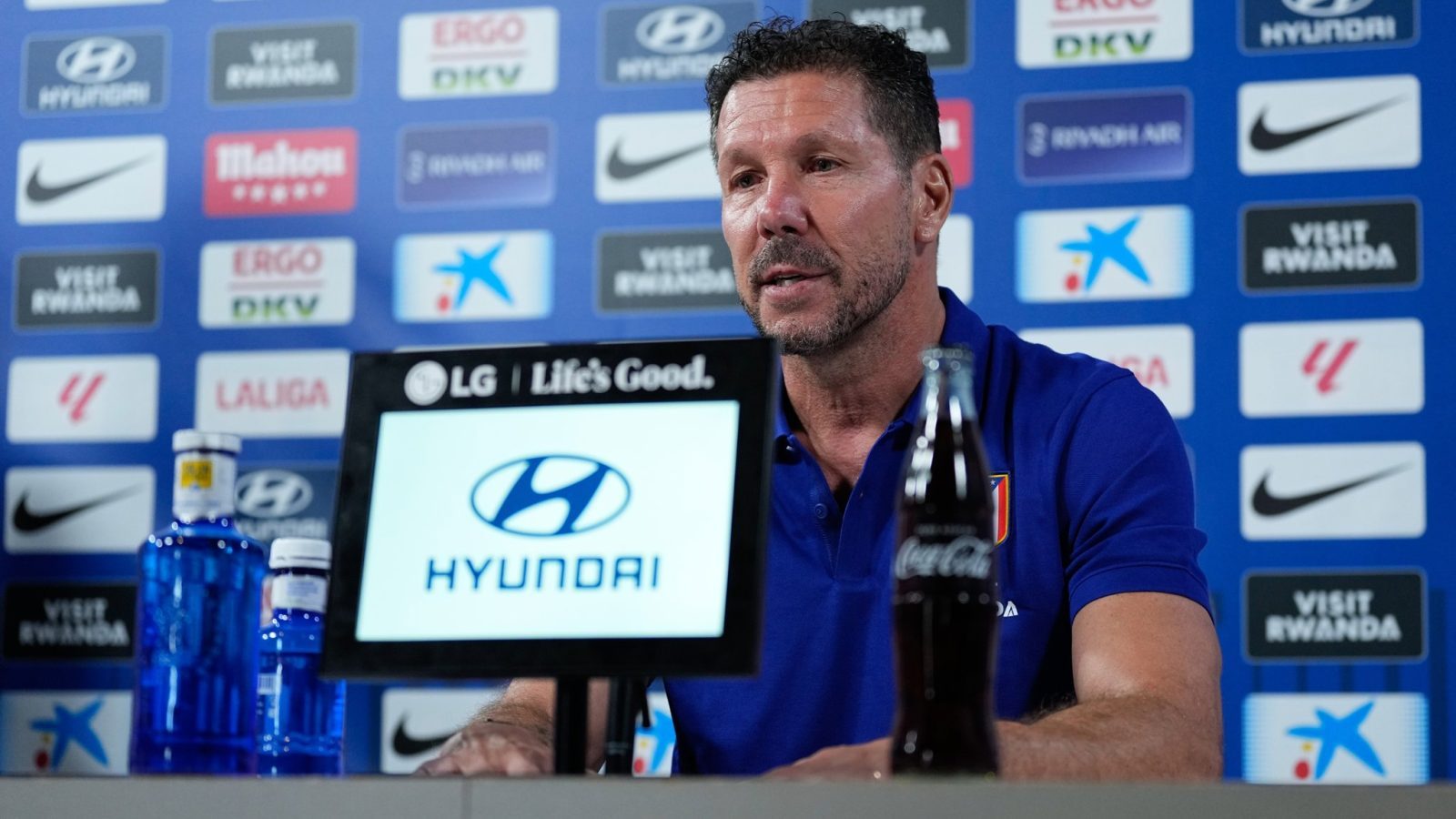 Simeone ve en Álvarez una oportunidad para mejorar Simeone ve en Álvarez una oportunidad para mejorar