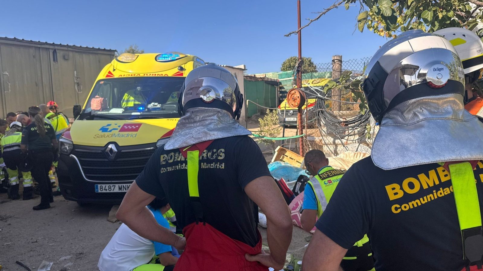 Dos trabajadores graves por intoxicación en una finca agrícola de Navalcarnero