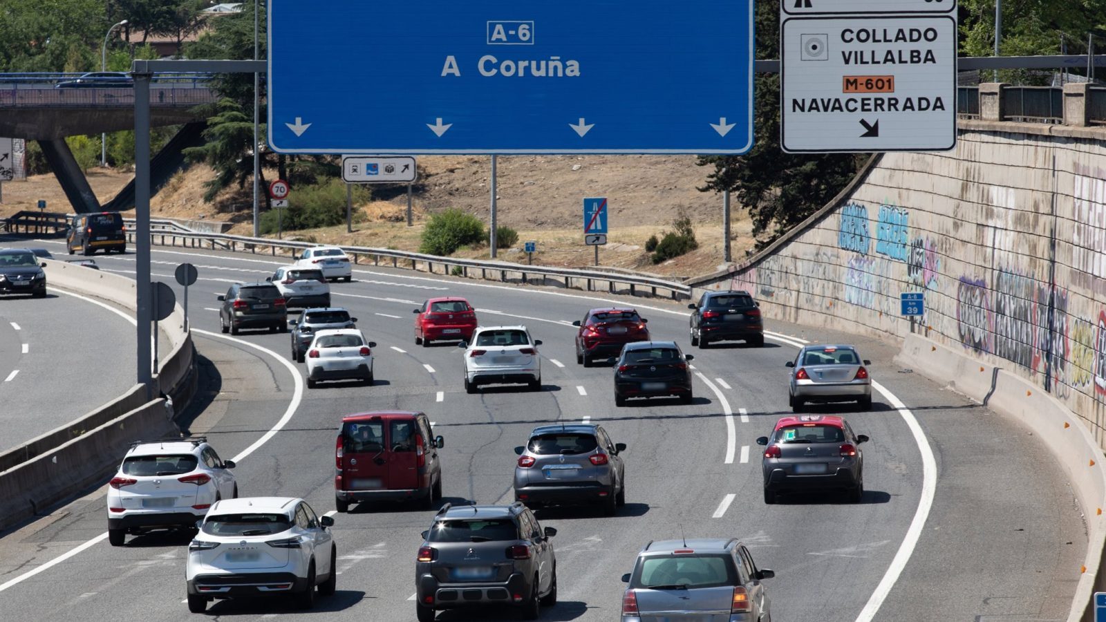 El tráfico en Madrid sube un 40% en el regreso de las vacaciones El tráfico en Madrid sube un 40% en el regreso de las vacaciones