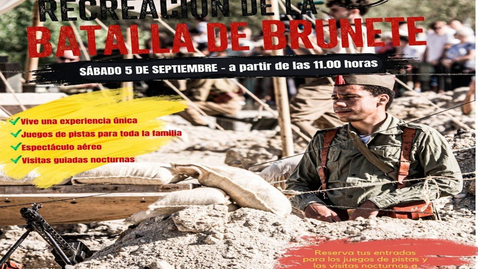 Villanueva del Pardillo recrea la Batalla de Brunete este sábado